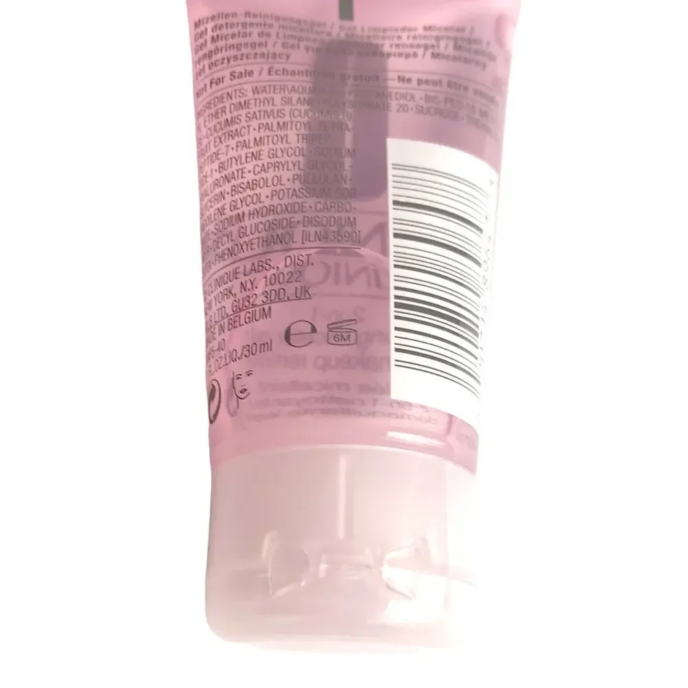 Clinique 2 in 1 Cleansing Micellar Gel Light Makeup Remover 1oz Travel Size NWOT